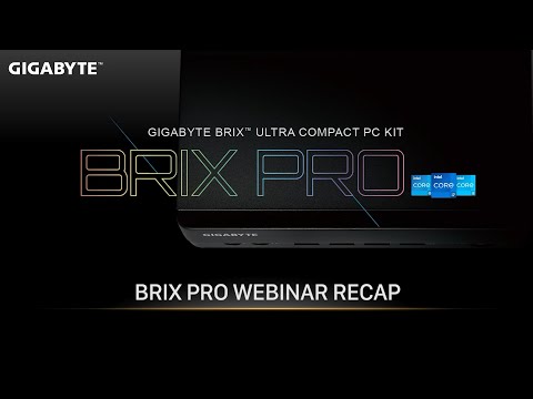 Gigabyte Launches Ultra-Compact Brix Pro PCs With 11th-Gen Intel Chips