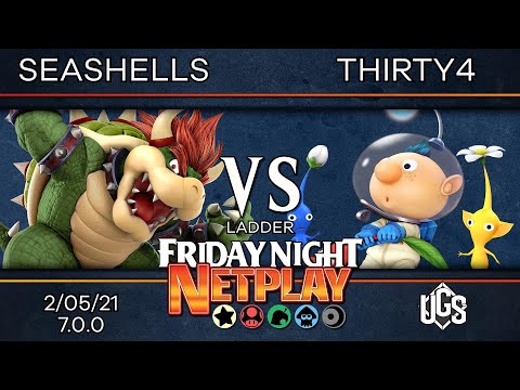 Friday Night Netplay #39 - Ladder - Seashells(Bowser) Vs. Thirty4(Olimar)