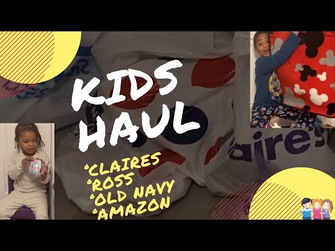 Claire’s Ross Amazon Kids Haul