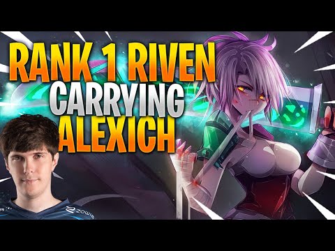 RANK 1 RIVEN CARRYING ALEXICH 1V9 GAME - BEST RIVEN MAIN