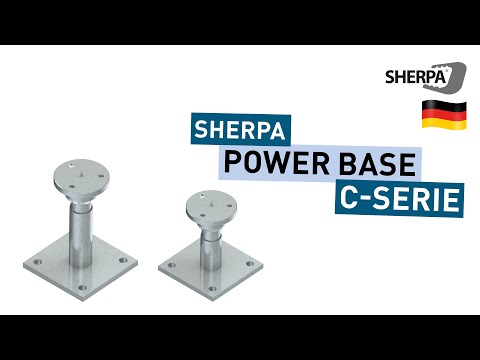 SHERPA Power Base C - Der teilbare Stützenfuß und Pfostenträger für hohe Lasten im Holzbau