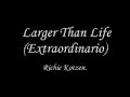 Larger Than Life - Richie Kotzen Traducida al Español