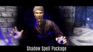 BECAME A SHADOWS MASTER! Skyrim Mods - Shadow Spell Package