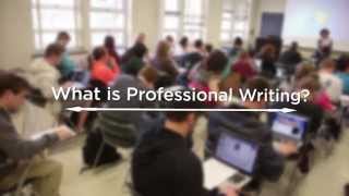The Professional and Public Writing Major @ Michigan State