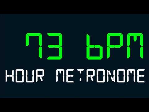 73 BPM (Beats Per Minute) Hour Metronome