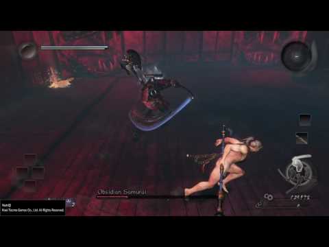 Nioh - Obsidian Samurai at Level 1 No Dodging/Rolling/Blocking Flawless Kill