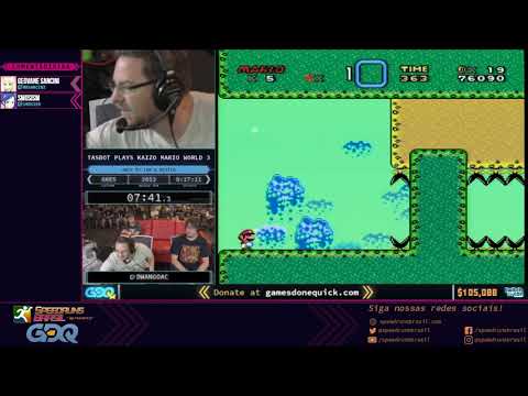 TASBot plays Kaizo Mario World 3 (any% by ISM & Mister) - Restream PT-BR GDQx