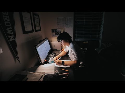 Day In the Life of Finals Season at Brown University | study tips, morning lift, standing desk