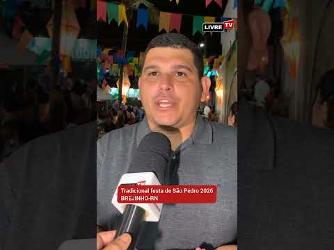 Prefeito Jefferson Gomes - Brejinho-RN - festa de São Pedro 2026