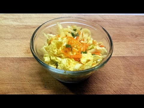 Easy and Quick Vinaigrette-style Coleslaw Recipe