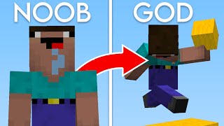 I Trained a NOOB to God Bridge in Minecraft Bedwars...