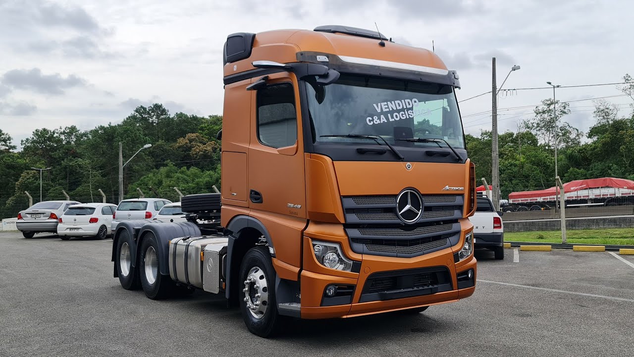 NOVO Actros 2548 2023 sem retrovisor! - ACABOU PRA SCANIA 450 S e VOLVO FH 460!