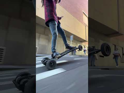 Evolve Bindings are a game-changer for the off-road Renegade electric Skateboard  #skateboarding