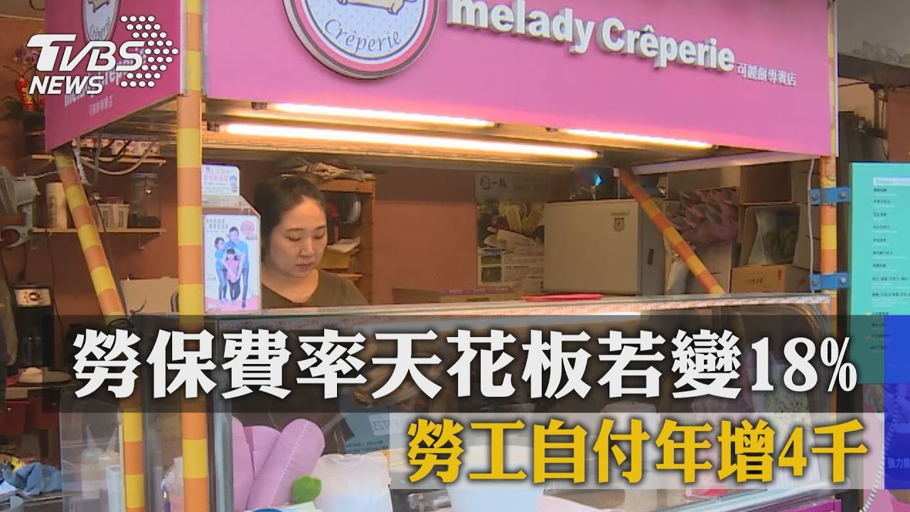 勞保費率天花板若變18% 勞工自付年增4千