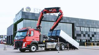 Volvo FM420 6x2 PALFINGER PK 34002 SH Crane Fly Jib volquete | Imagen 4 - Autoline