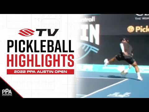 Ben Johns' UNREAL Tweener Pickleball Highlight - 2022 PPA Austin Open Men's Doubles