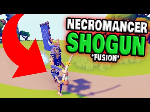 Necromancer Shogun vs Every Faction - TABS Unit Creator Update Gameplay