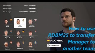 FC25 - How to use RDBM25 to transfer Manager to another team