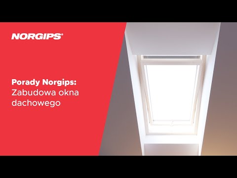 Porady NORGIPS: Zabudowa okna dachowego