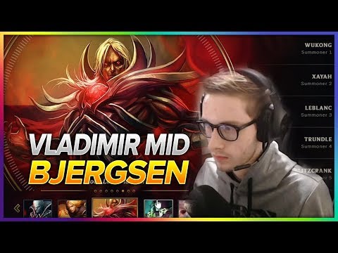 649. Bjergsen Vladimir vs LeBlanc Mid - Patch 8.9 Season 8 - BJERGSEN STREAM
