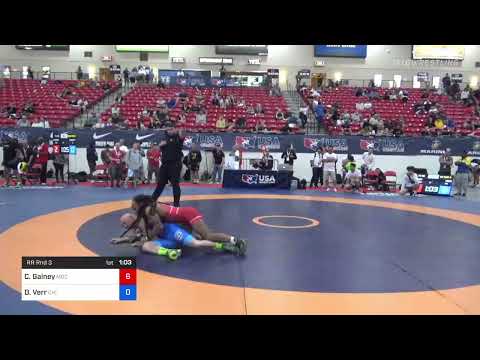 58 Lbs Rr Rnd 3 - Carson Gainey, Mad Cow Wrestling Club Vs Dan Verr, Chicago Wrestling Club 4ffb