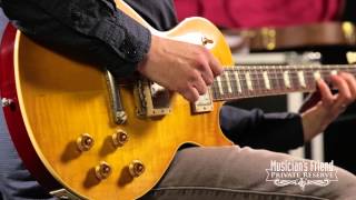 Video thumbnail for Gibson Custom 1959 Les Paul Standard Historic Reissue VOS Lemonburst by Musician's Friend