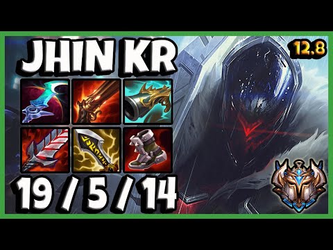 DRX Deft Jhin ADC vs Zeri / KR Challenger Patch 12.8 / Season 12 [ 19 / 5 / 14 ] 🔥