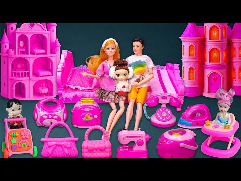 20 Minutes Relaxing ASMR Unboxing Barbie Dream House Collection