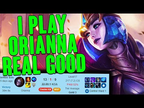ROBOT BALL GIRL USES ATTACK MOVES TO SLAY THE ENEMY | Orianna League of Legends Apple Juice
