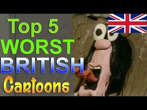 Top 5 Worst British Cartoons (PhantomStrider Reupload)