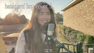 BACKYARD BOY - @ClaireRosinkranzofficial cover by Kate Peytavin