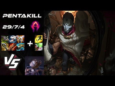 MID Jhin vs Orianna [PENTAKILL] - NA Challenger Patch 14.18