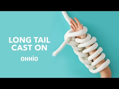 ARM KNITTING: LONG TAIL CAST ON