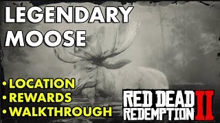 Red Dead Redemption 2 - Legendary Moose (Location, Rewards, Walkthrough)