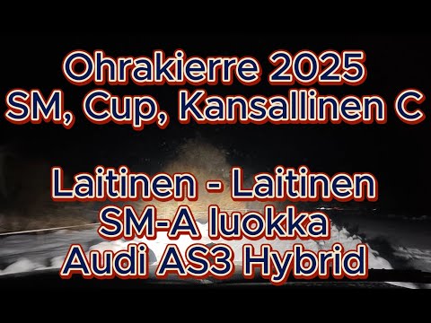 Autosuunnistus - Ohrakierre 2025 SM/Cup - 08.02.2025 - SM-A tauon jälkeiset pyöritykset
