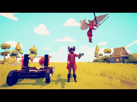 Valkyrie & Captain & Pumpkin Catapult vs 3x EVERY UNIT - Totally Accurate Battle Simulator
