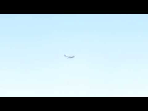 ME109 being chased by a Spitfire over Headcorn on 30th June.