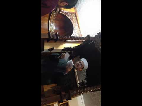 خطبة الشيخ زاهر إحسان بعدراني عضو تيار التغيير الوطني