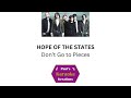 HOPE OF THE STATES- Don’t Go to Pieces (Karaoke)