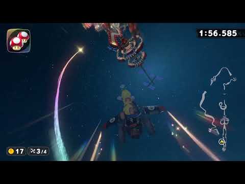 Rainbow Road - 3:59.987 - Technical (Mario Kart World world record)