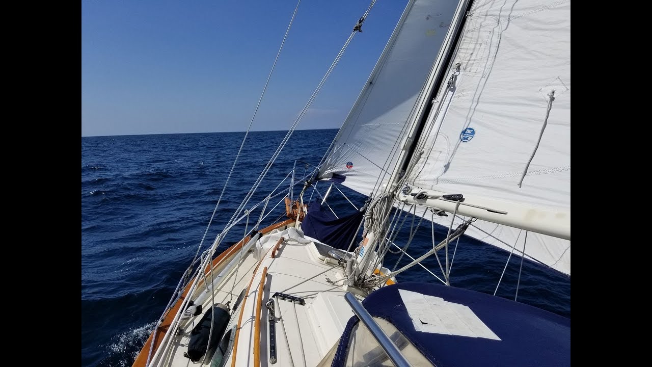 Sailing from Dana Point to Newport Beach (Aug 2017)