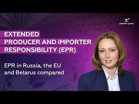 Responsabilidade alargada do produtor e do importador (EPR).EPR na Rússia, na UE e na Bielorrússia comparado