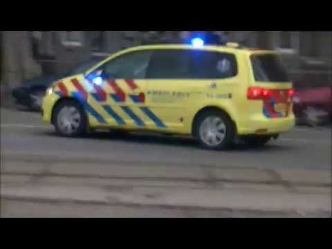 Ambulances in Zaandam en Amsterdam