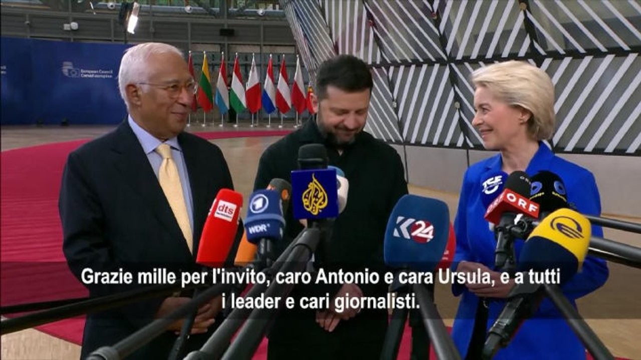Zelensky: Grazie all'Ue per supporto fondamentale. dobbiamo prepararci all'inverno