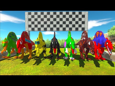 Marvel Comics Spinosaurus Vs Spino Dinosaurs Race Champions Jurassic World Evolution 2