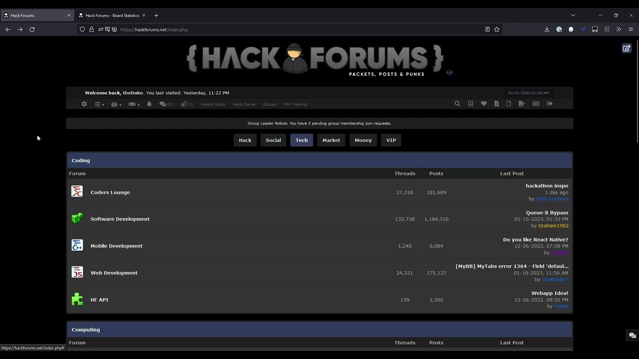 Looking for an amazing tech focused community? Join HackForums.net today!