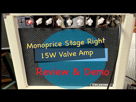 Stage Right 15-Watt 1x12 Guitar Combo Tube Amp with Celestion Speaker 2021 - Blonde image 11
