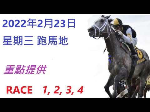 🐴🎖2022年2月23日🏆星期三, 💰跑馬地香港賽馬貼士 😊HONG KONG HORSE RACING TIPS💰 RACE 1 2 3 4🦓