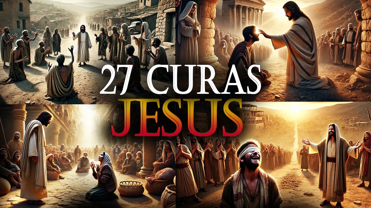 27 CURAS de Jesus na Bíblia Falada a História dos Milagres e Lições Divinas