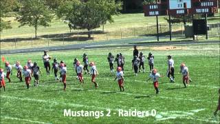 preview picture of video 'New Lenox Mustangs vs Oak Forest Raiders (09/14/2013)'